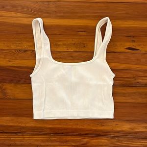 Zara Ribbed Crop Tank